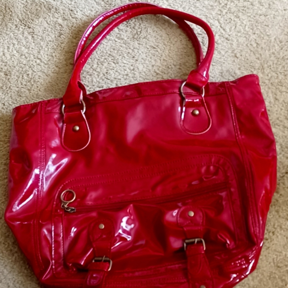 Bright Red Purse/Tote Bag